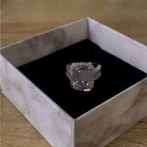 Large glamorous zircon ring